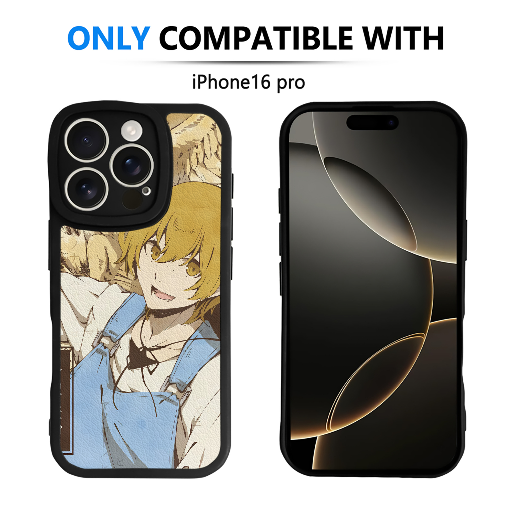（画像用） 文豪ストレイドッグス Bungo Stray Dogs 【iPhone 16シリーズ対応】シリコンスマホケース（レザー調） 材質：シリコン